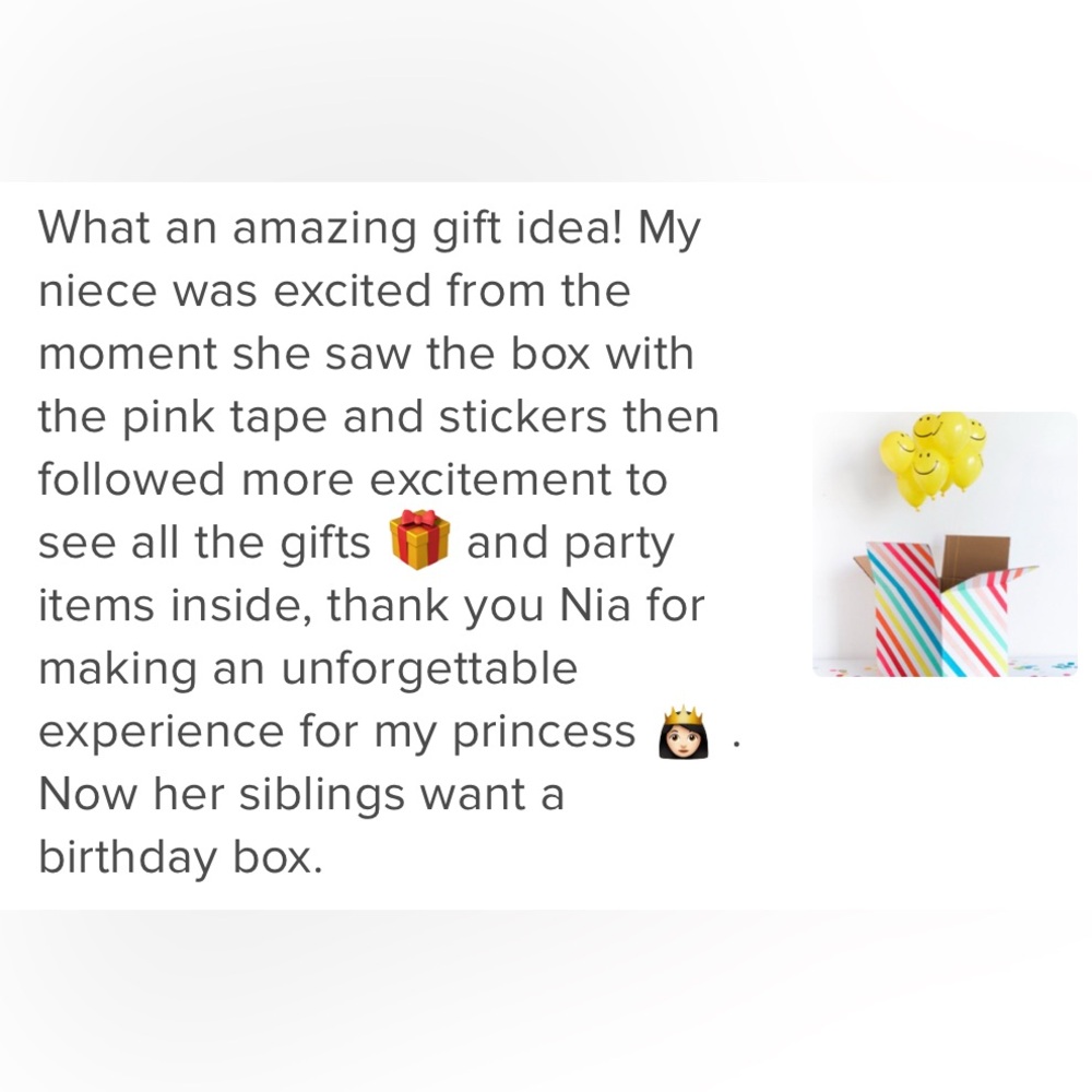 🥳Birthday Box! PARTY IN A BOX! 📦 100% happiness guaranteed - Picture 7 of 7